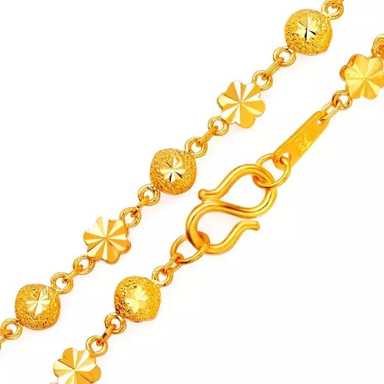 黄金手链diy样式,男士黄金手链样式