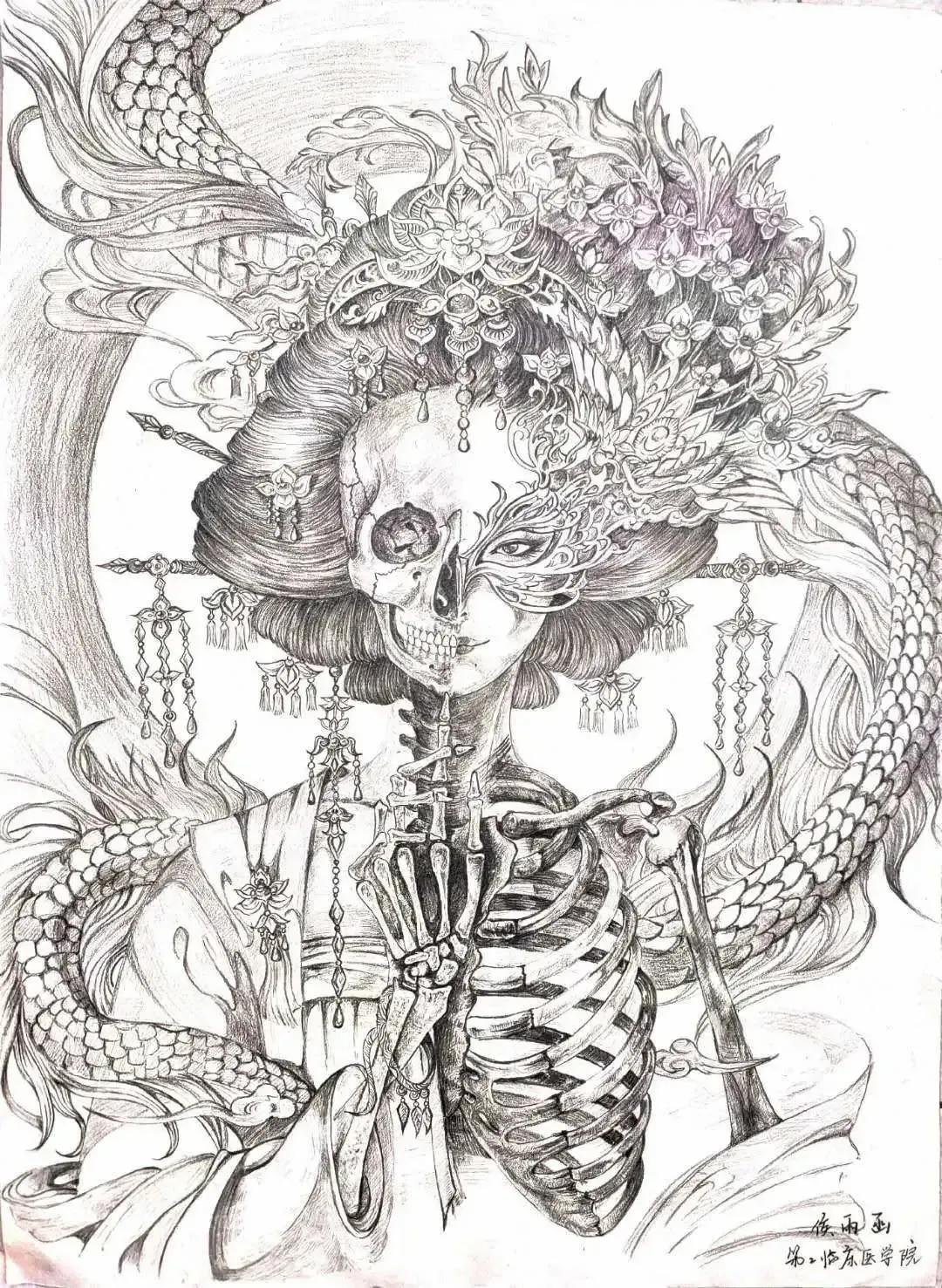 左手丹青,右手手术刀,985名校医学生笔记曝光!网友:这是学神级别的!