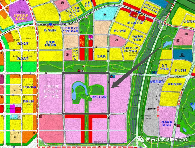 南昌九龙湖20亿开发的学院,南昌九龙湖大学城在建学校有哪些