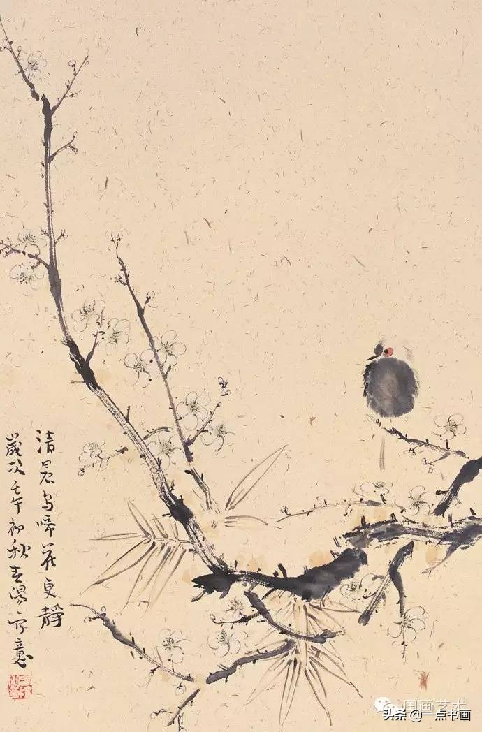 霍春阳讲解梅花的画法,霍春阳梅花构图