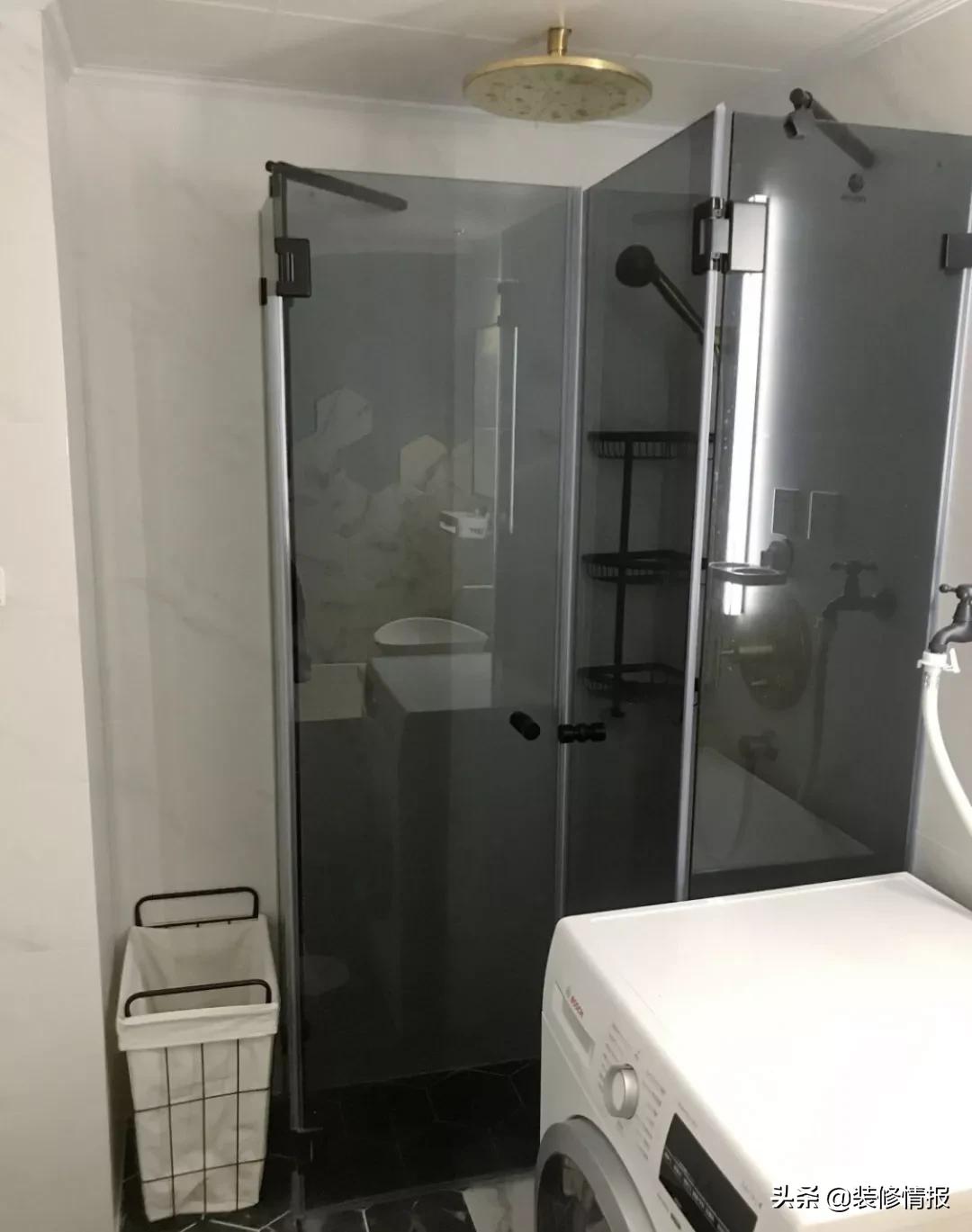 小户型卫生间平面布局最佳效果图,正方小户型卫生间设计布局