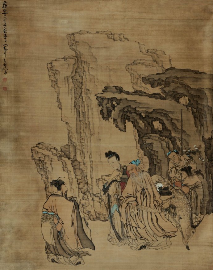 黄慎桃花源记,颜体毛笔楷书桃花源记作品欣赏