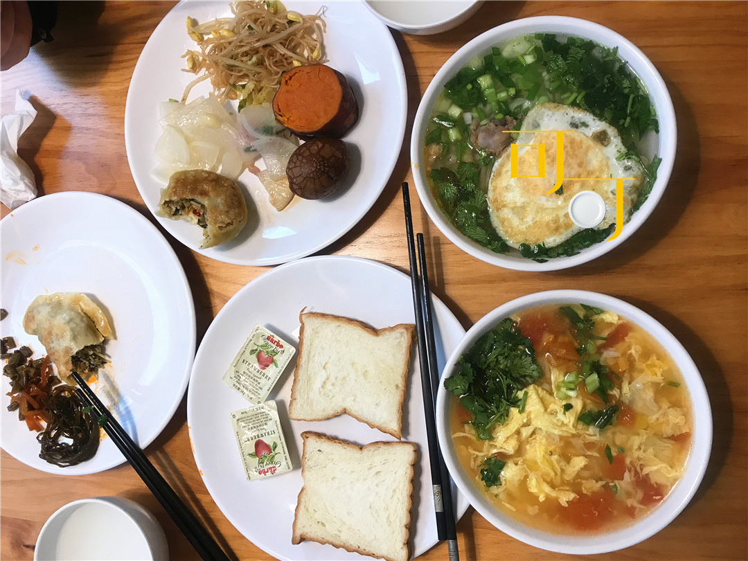 温州瑞安入住的酒店，早餐最好吃的是两碗面，错过玉海楼下次再去