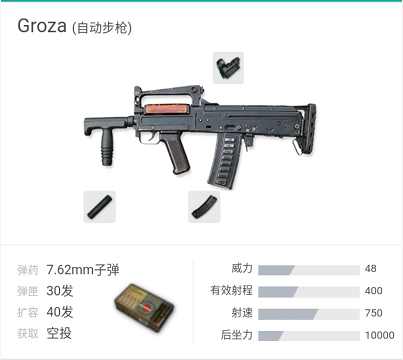 吃鸡狗杂枪groza,groza狗杂教学