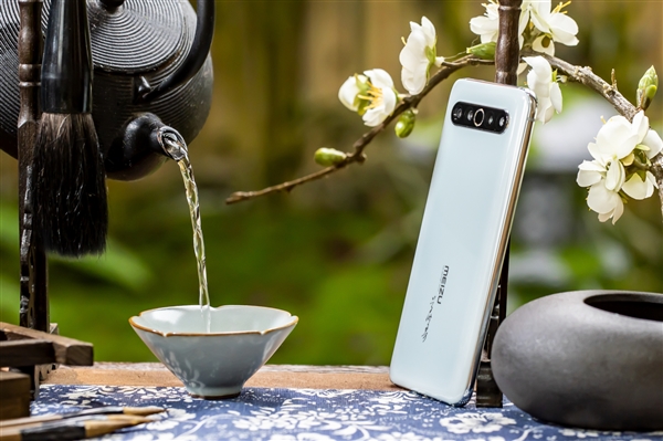 魅族17pro晓芳窑艺术典藏版古风,魅族17天青釉