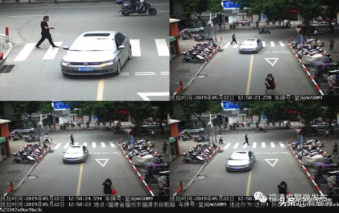 福清微曝光|机动车逆行曝光台