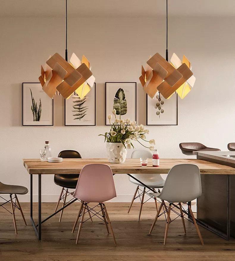 餐厅不仅重要吊灯也能提升颜值,餐厅有质感的吊灯