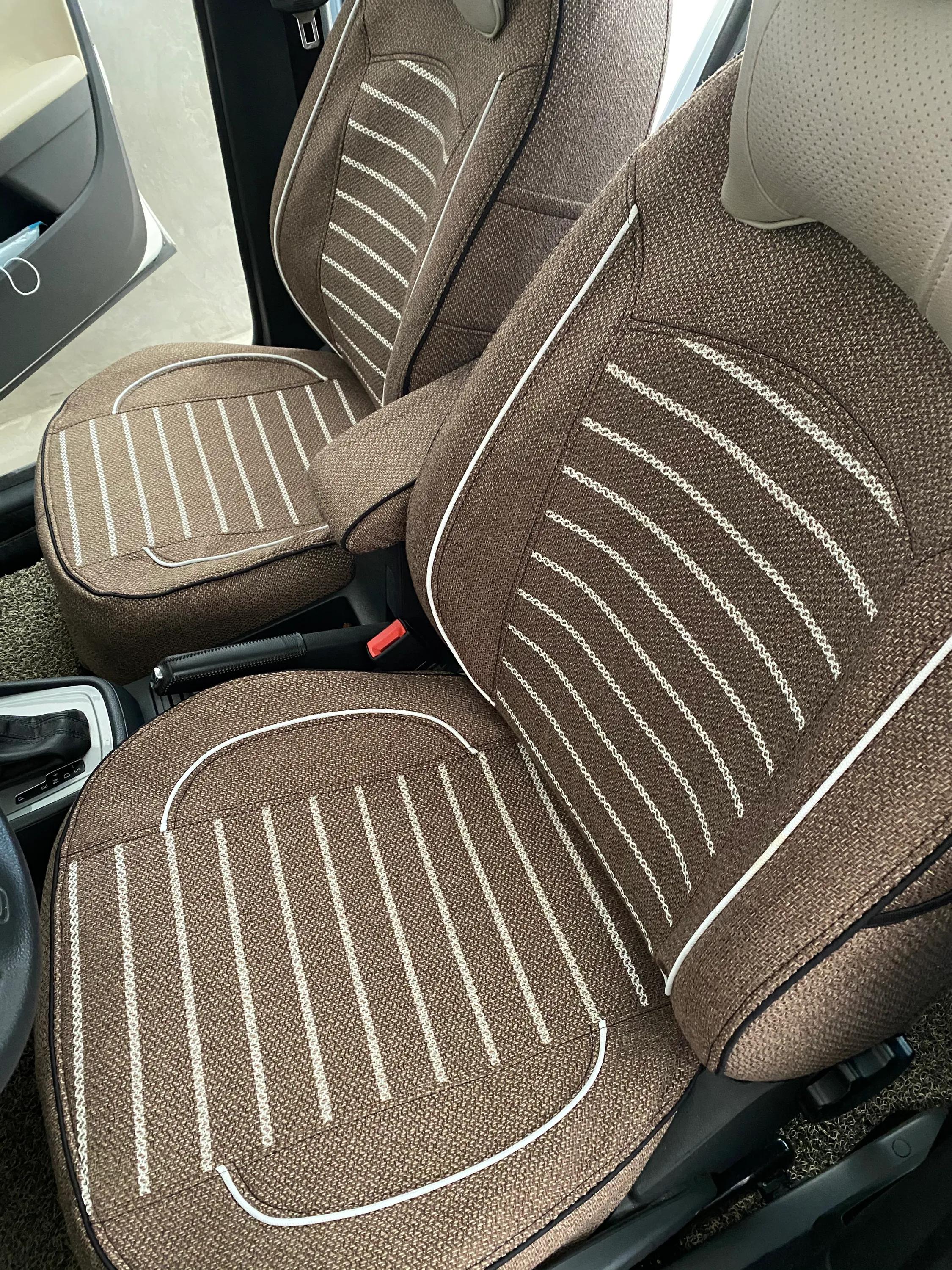 七年的车，皮椅一团糟，花了一百多元自己动手改了下