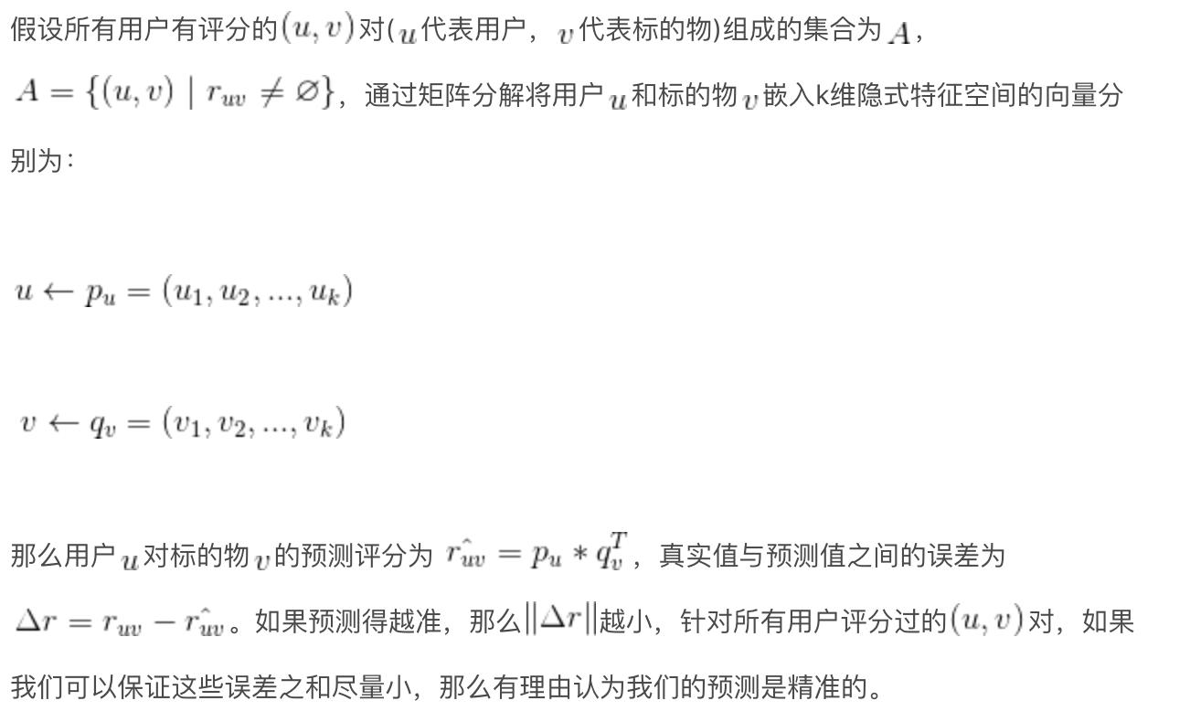 矩阵分解推荐算法原理,低秩稀疏矩阵分解