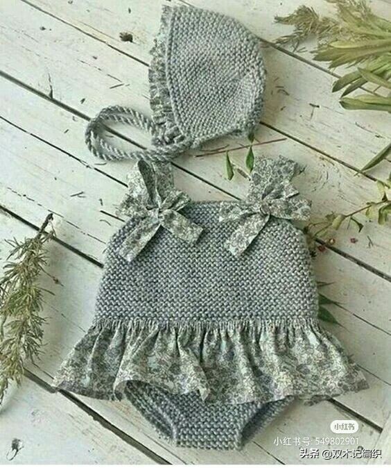 婴儿春季针织连体衣,针织衣女款儿童
