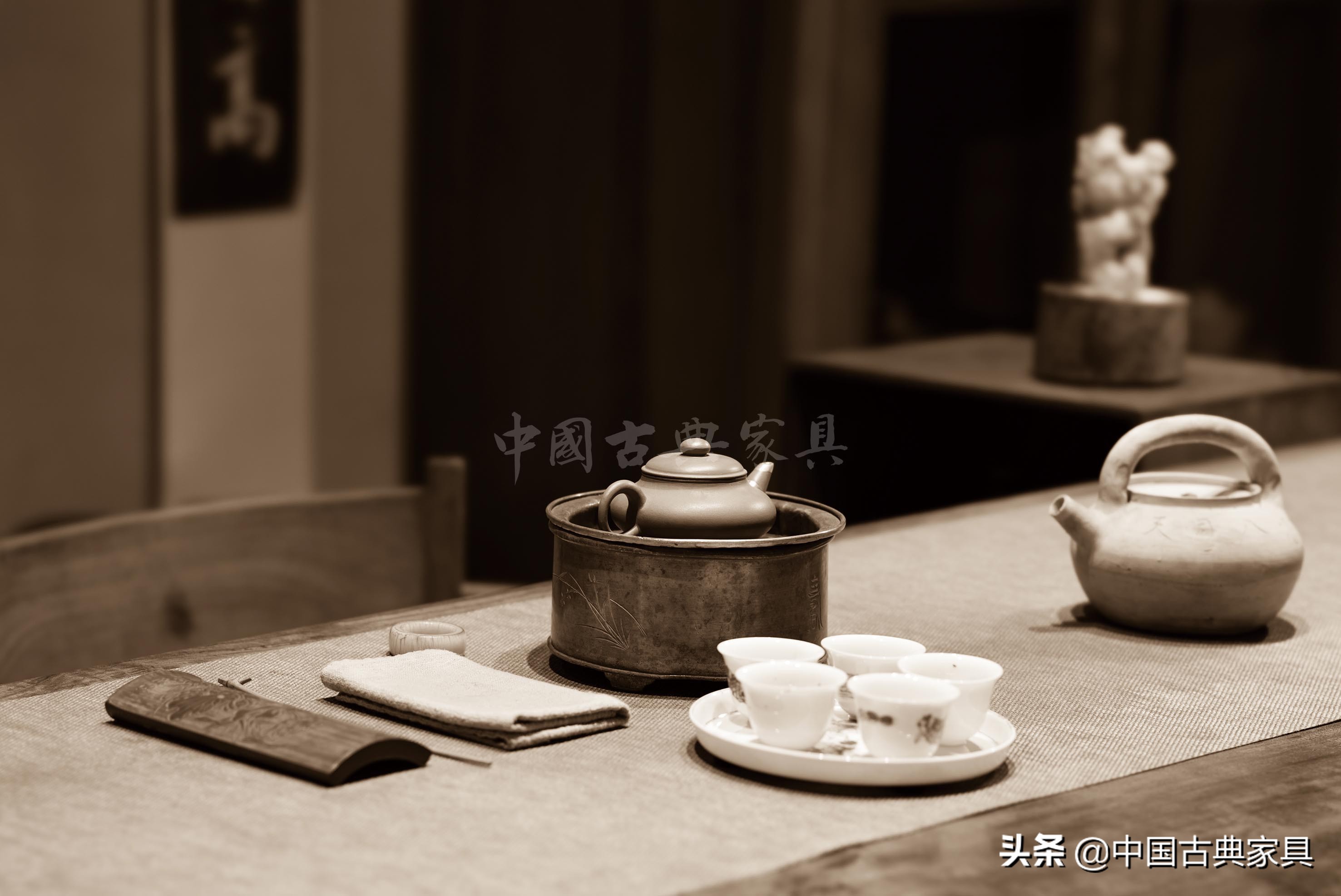 中式古典茶室家具选择,有仙气儿的中式古典家具