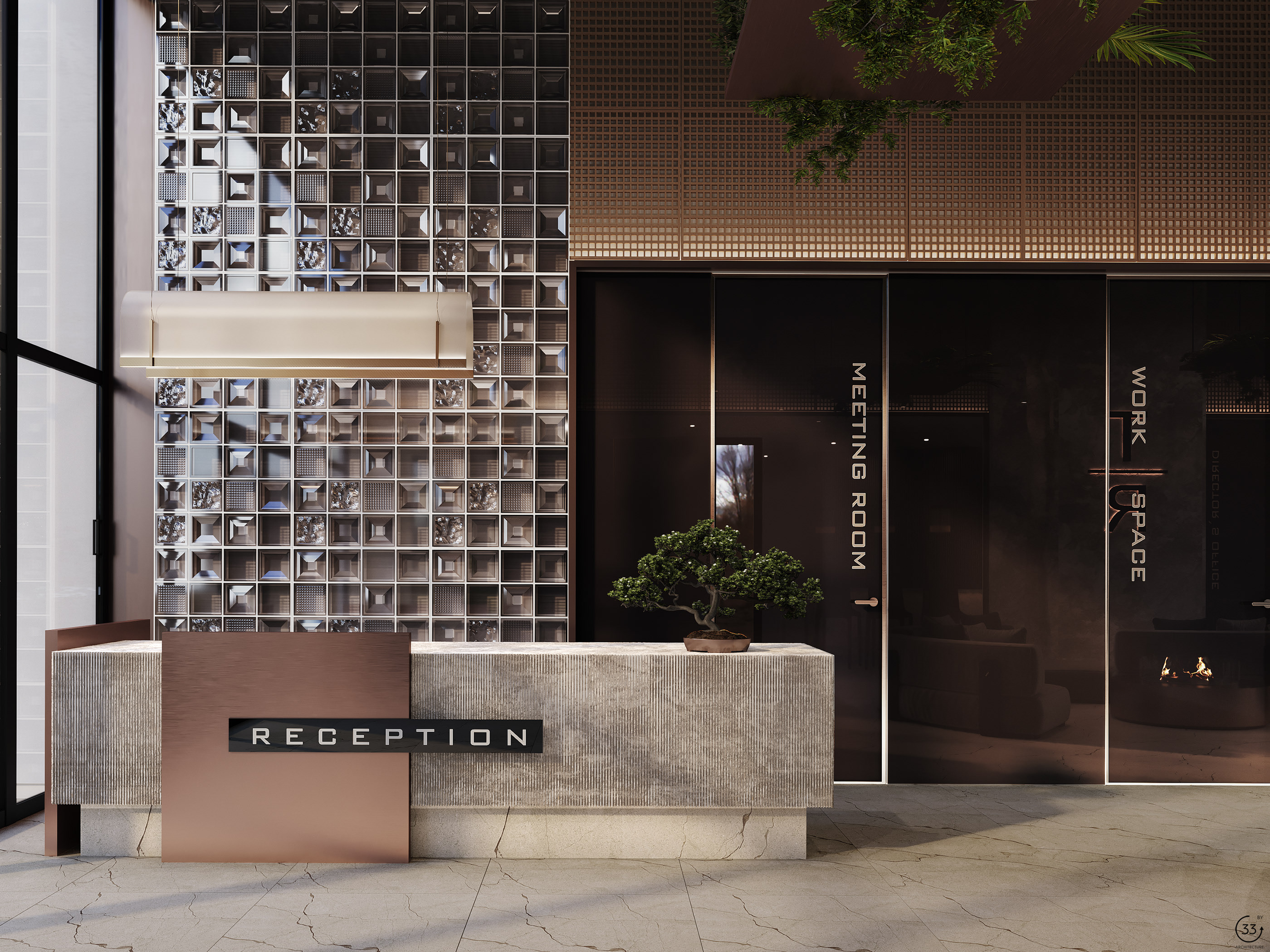 办公室前台装修设计工程,高端办公室前台装修设计展示