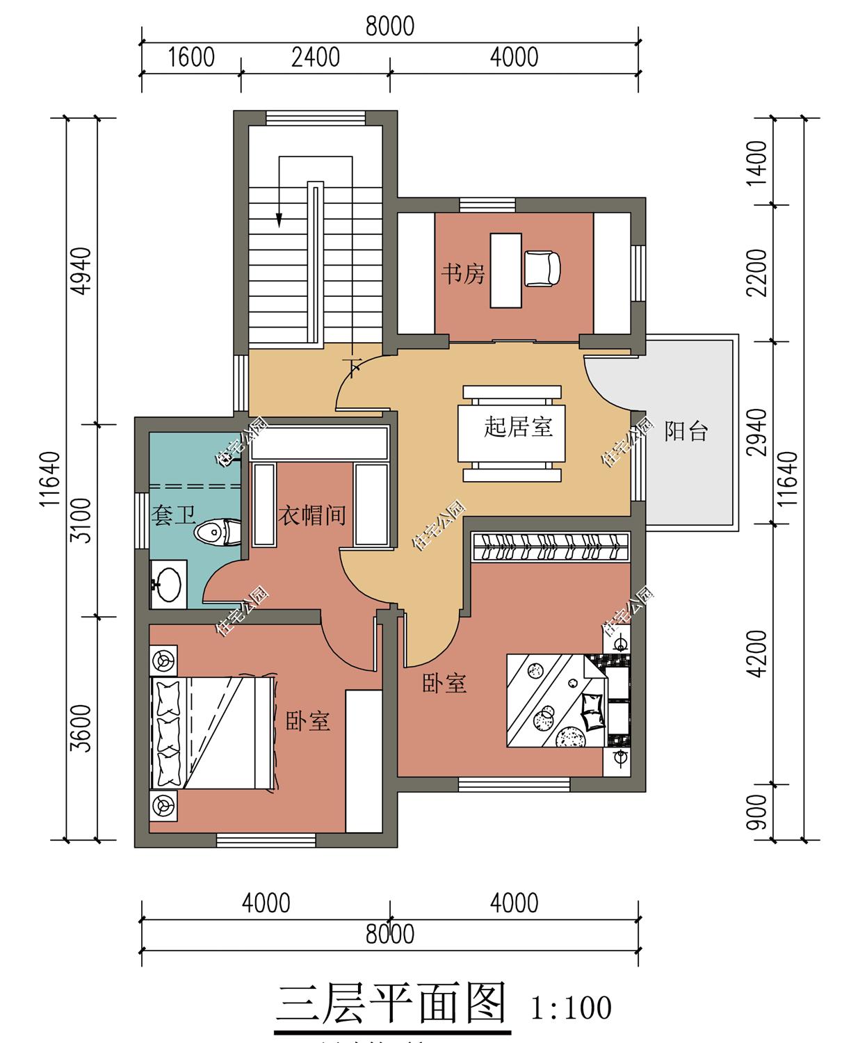 60平方别墅设计图及效果图,100平米小户型设计实景照