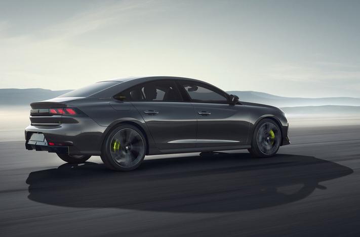 最强标致508亮相！4.3秒破百，无框车门+1.6T混动发动机真给力