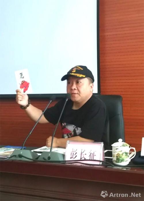 艺术名家与四川省基层宣传干部共品千年老酒中国画