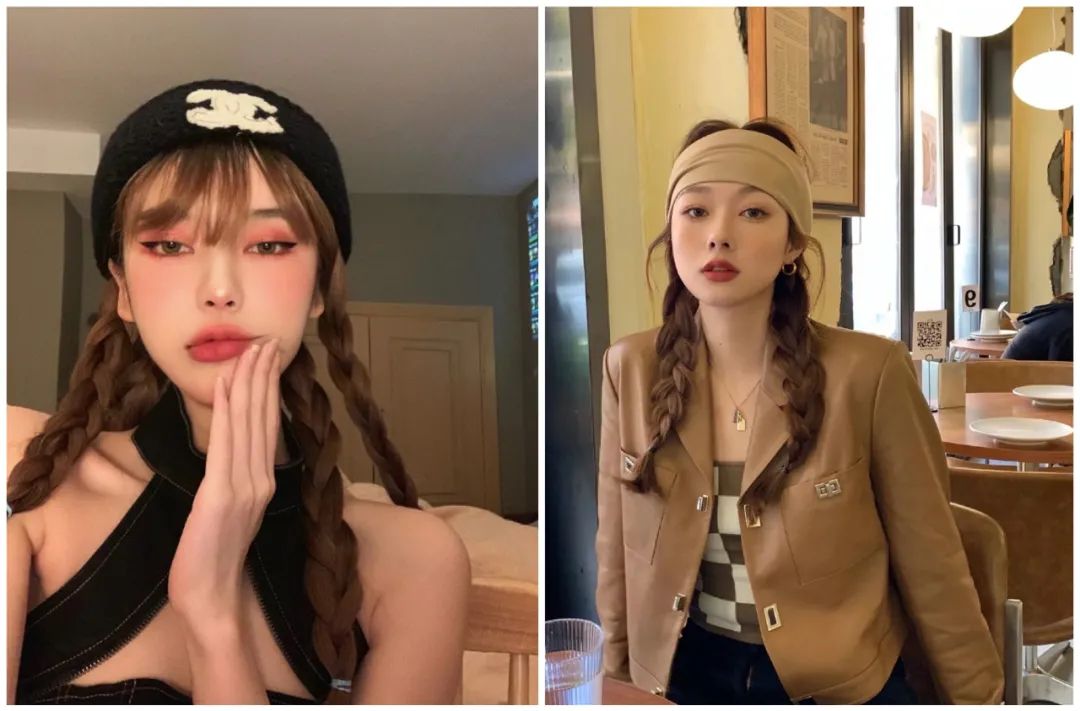 披发显脸小的发型,初中生可以扎的发型显脸小超可爱