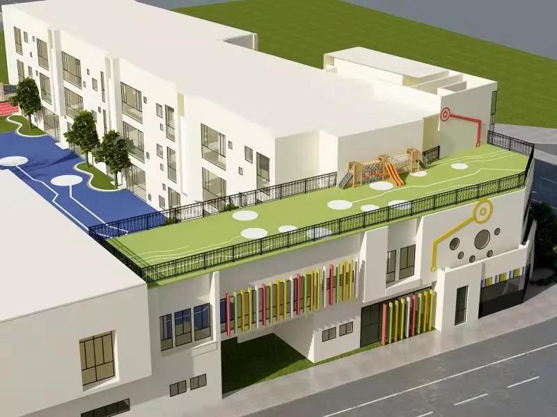 浙江省杭州市2018建设的幼儿园,杭州新建现代幼儿园效果图
