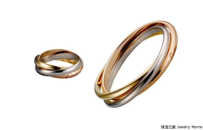 卡地亚trinity复古,卡地亚钻戒trinityruban1克拉