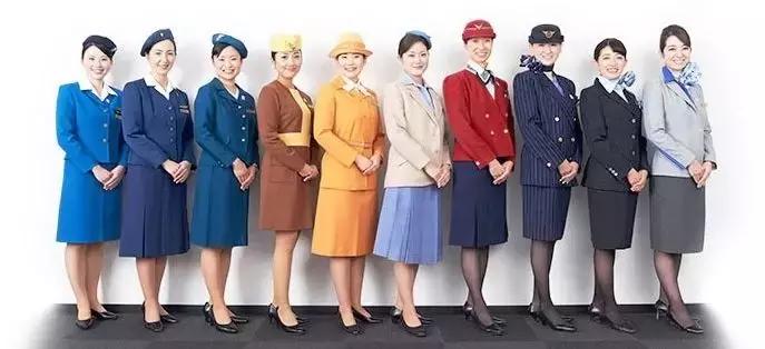 日本全日空航空空姐制服,日本各个航空空姐制服