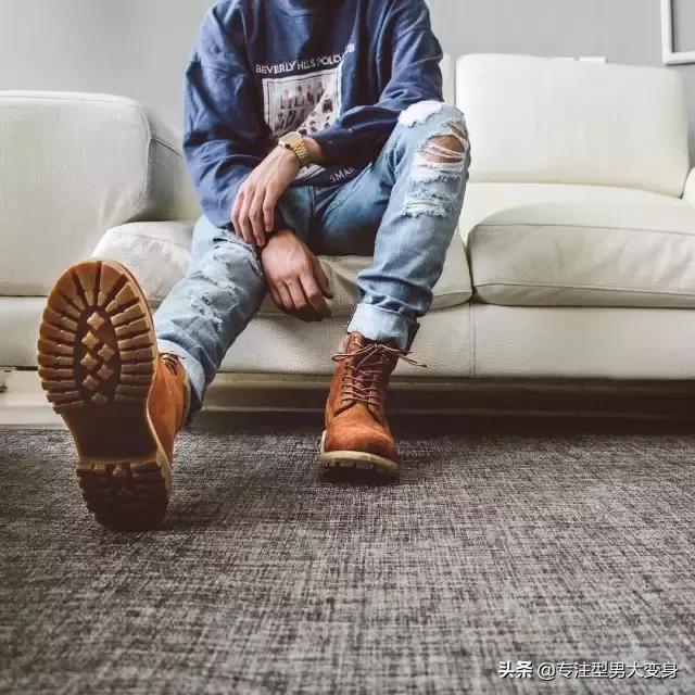 适合年轻人穿男靴,男生轻熟男靴