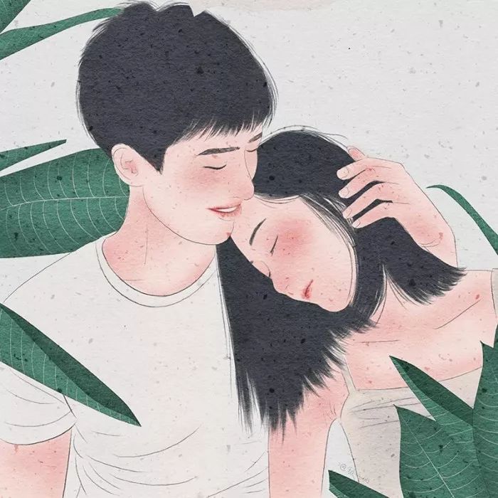 森系简约黑白手绘头像,个性原宿风手绘头像