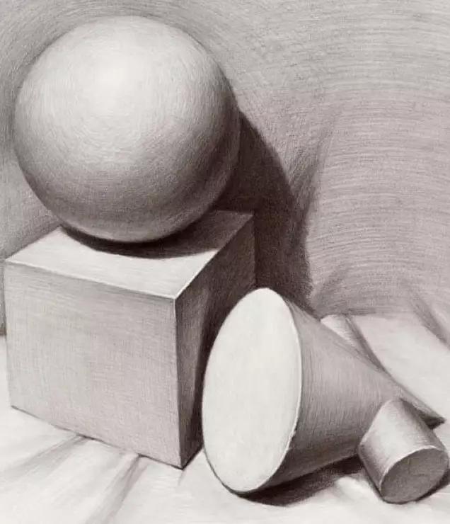 素描基础几何体圆柱体,零基础素描教程快速学会几何体