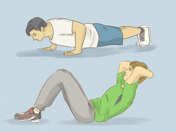 男性胸部大怎么变肌肉,男人怎么练胸部肌肉