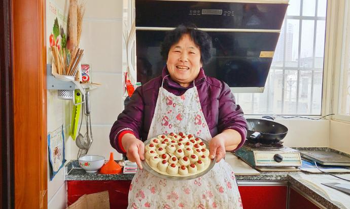 过年枣花鱼馒头怎么做,河南过年蒸的枣花馒头