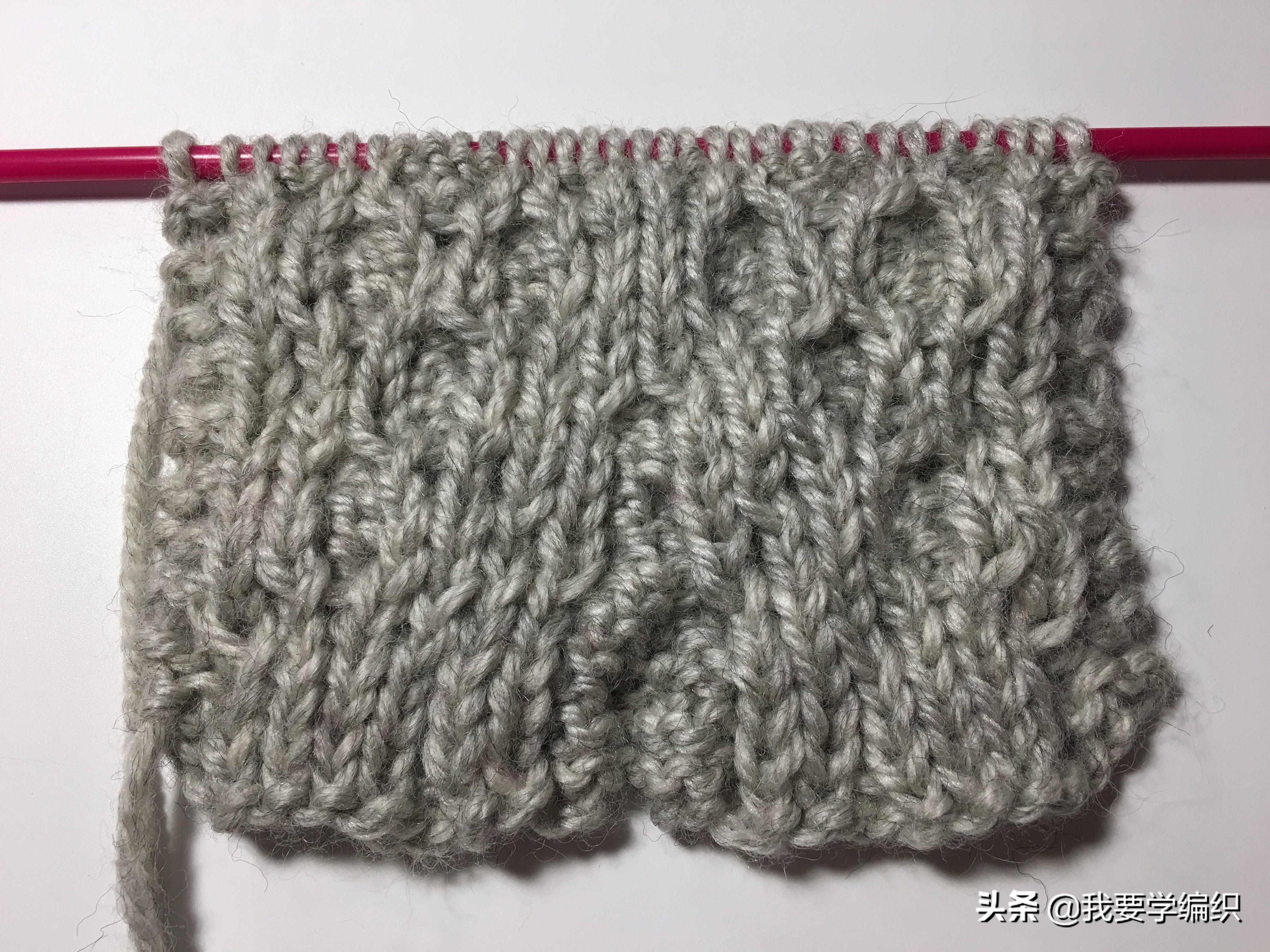 双扭麻花围巾教程,经典麻花围巾教程