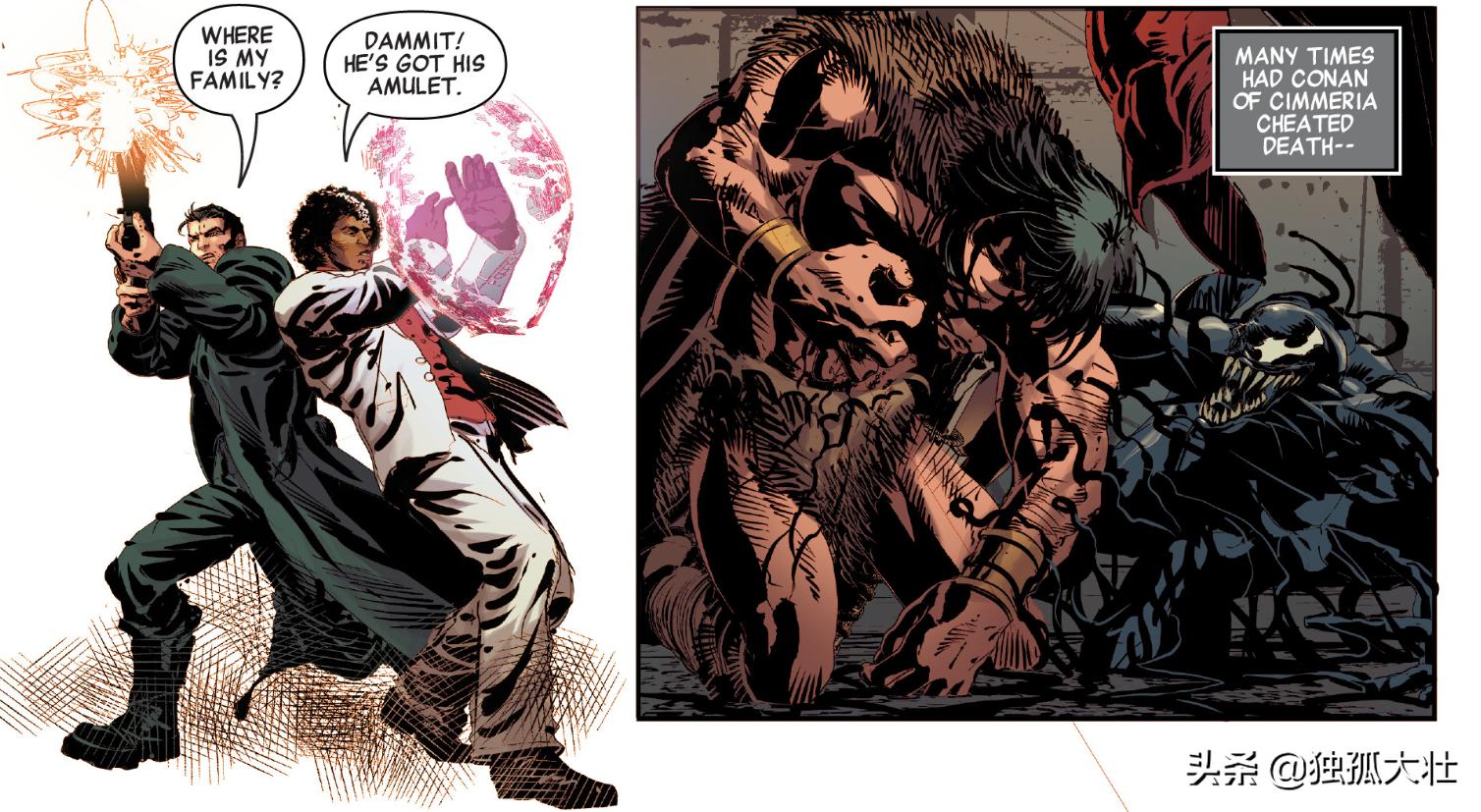 《野蛮复仇者》毒液和野蛮人柯南合体，黑暗之神降临地球