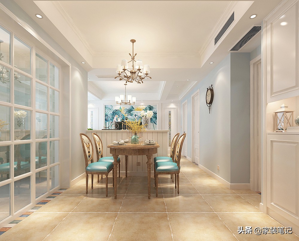 100平精致三居室,设计巧妙的100平一居室