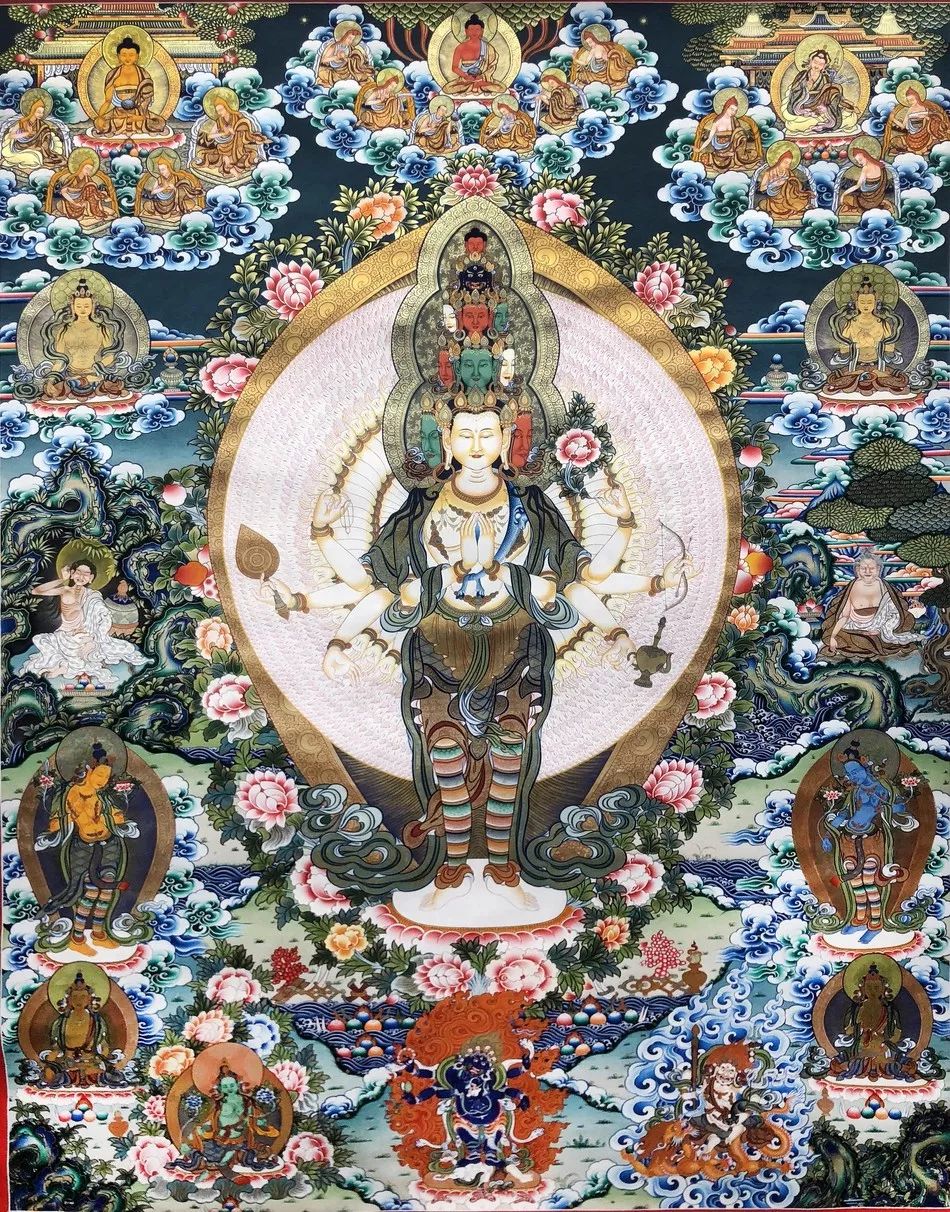 尼泊尔手绘唐卡和西藏唐卡区别,尼泊尔唐卡和藏区唐卡的价格