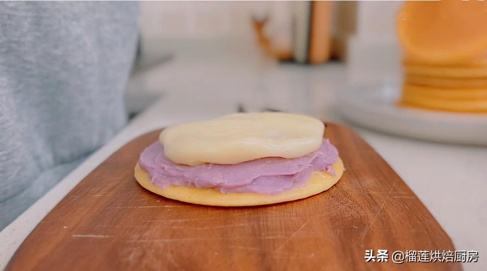 芋泥麻薯软糯香甜巨好吃,芋泥控最爱的芋泥铜锣烧