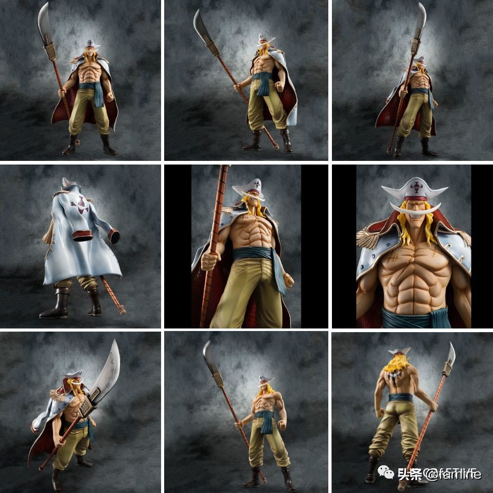 海贼王布鲁克模玩图鉴,海贼王白胡子模玩