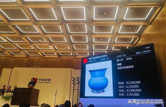 2018年拍卖的乾隆炉钧釉瓷器,近年拍卖乾隆珐琅描金瓷器价格