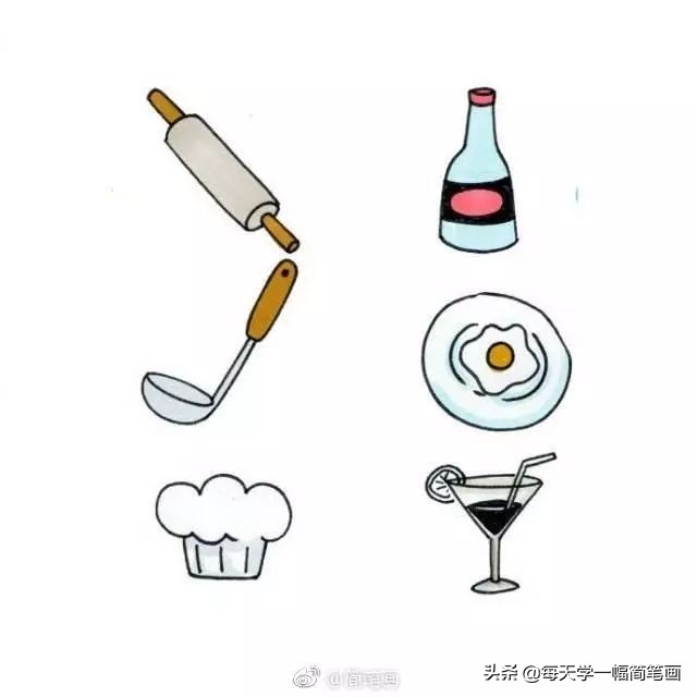 简笔画大全衣服类的,其他类简笔画大全