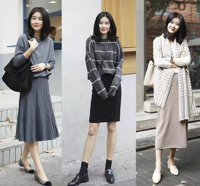 冬季半身裙保暖又好看穿搭,最洋气时髦的半身裙冬款穿搭