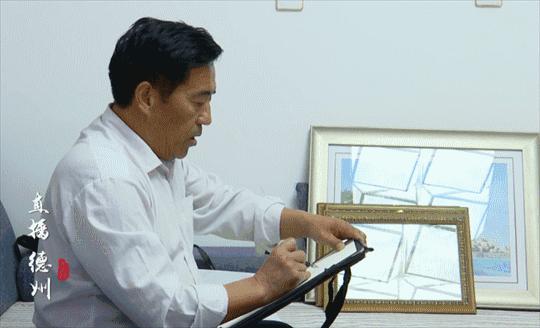 七旬老人创作画,老年人绘画直播