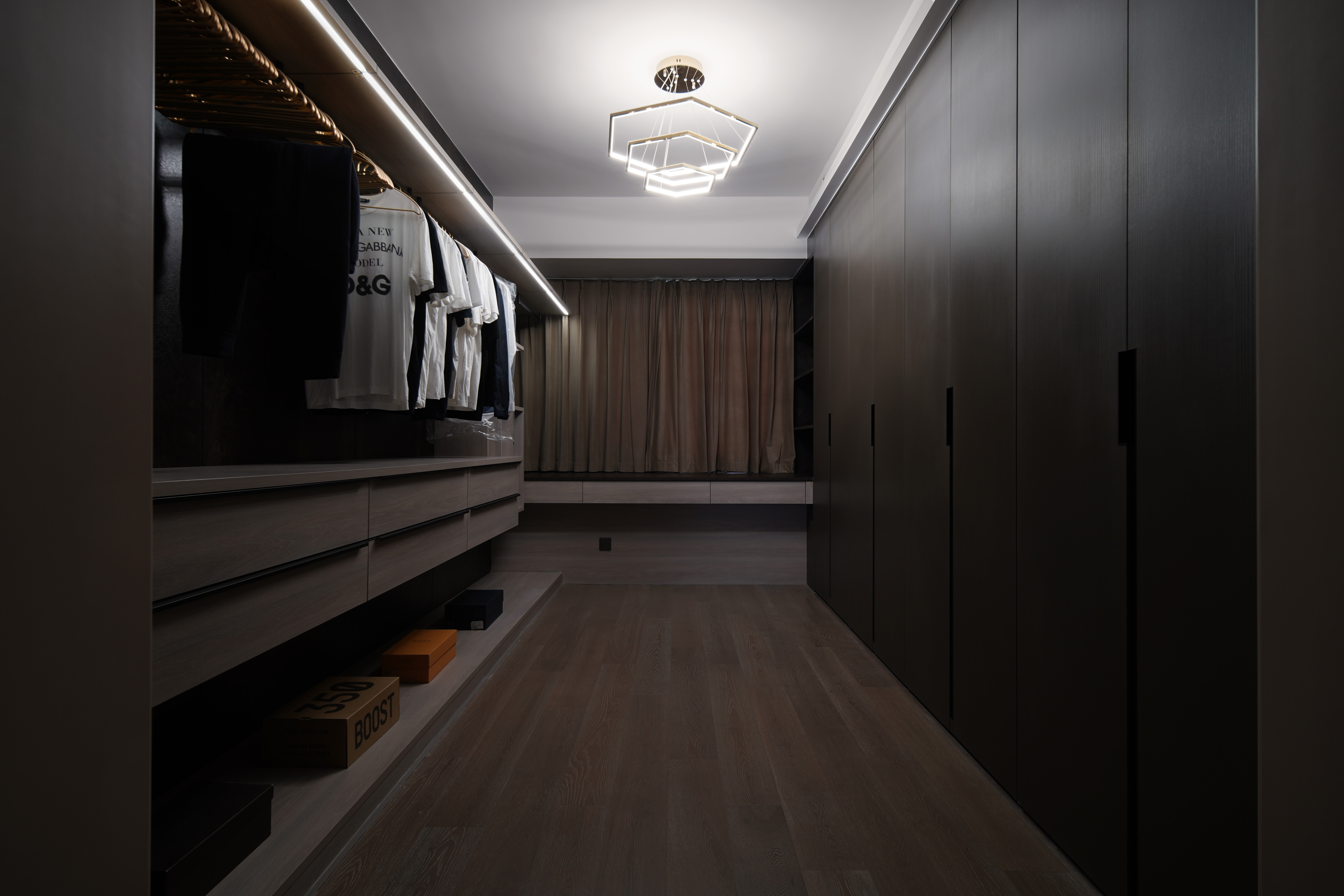 轻奢大平层风格,260平米轻奢美式大平层