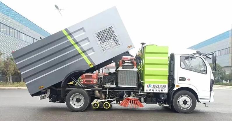 城市道路清扫车结构,城市清洁车扫地车功能
