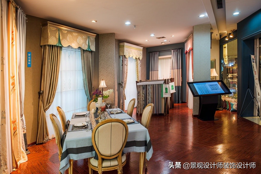 窗帘壁纸店装修,广州窗帘店设计案例图片