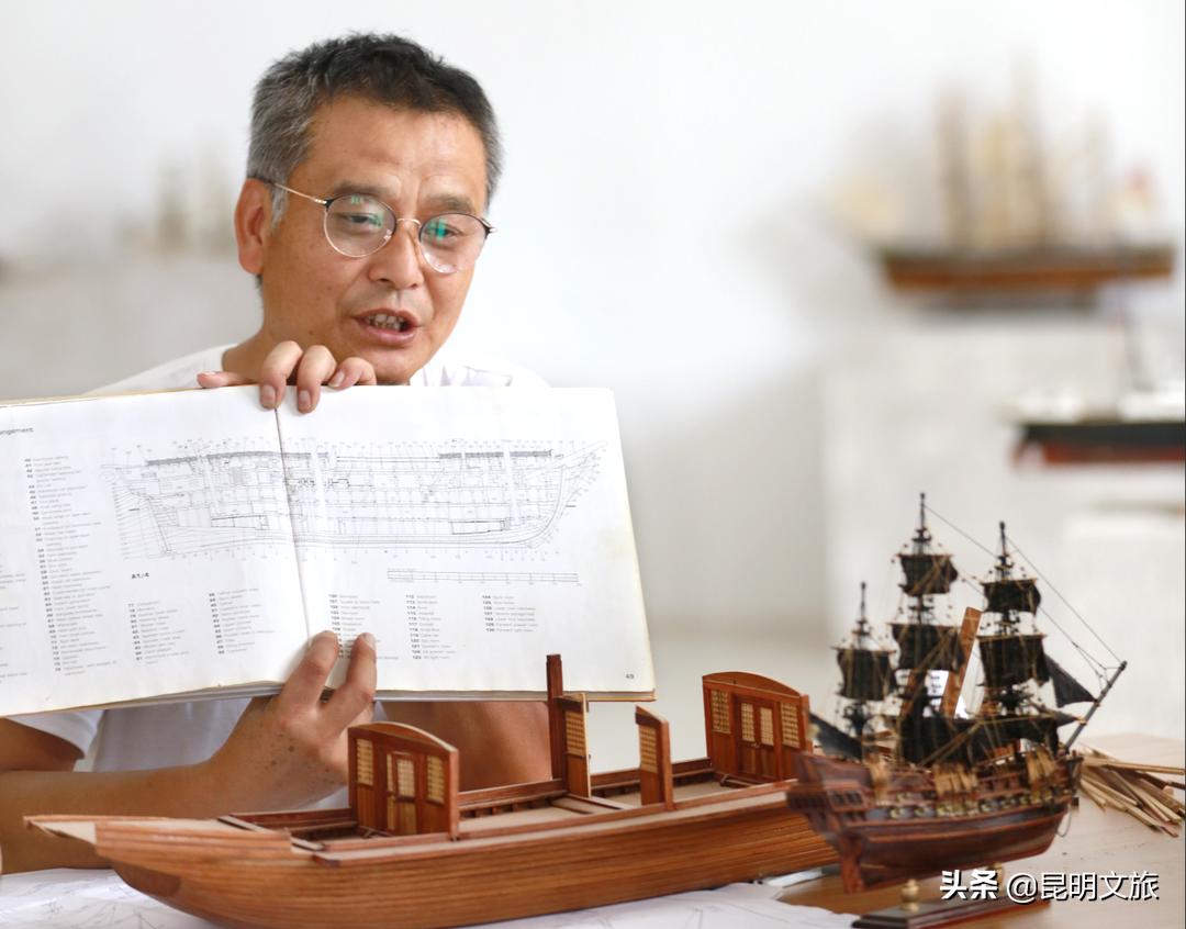 郑和西洋船模型,郑和宝船船模