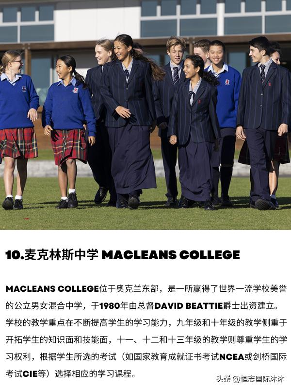 新西兰排名第一的男子中学,新西兰最好的中学