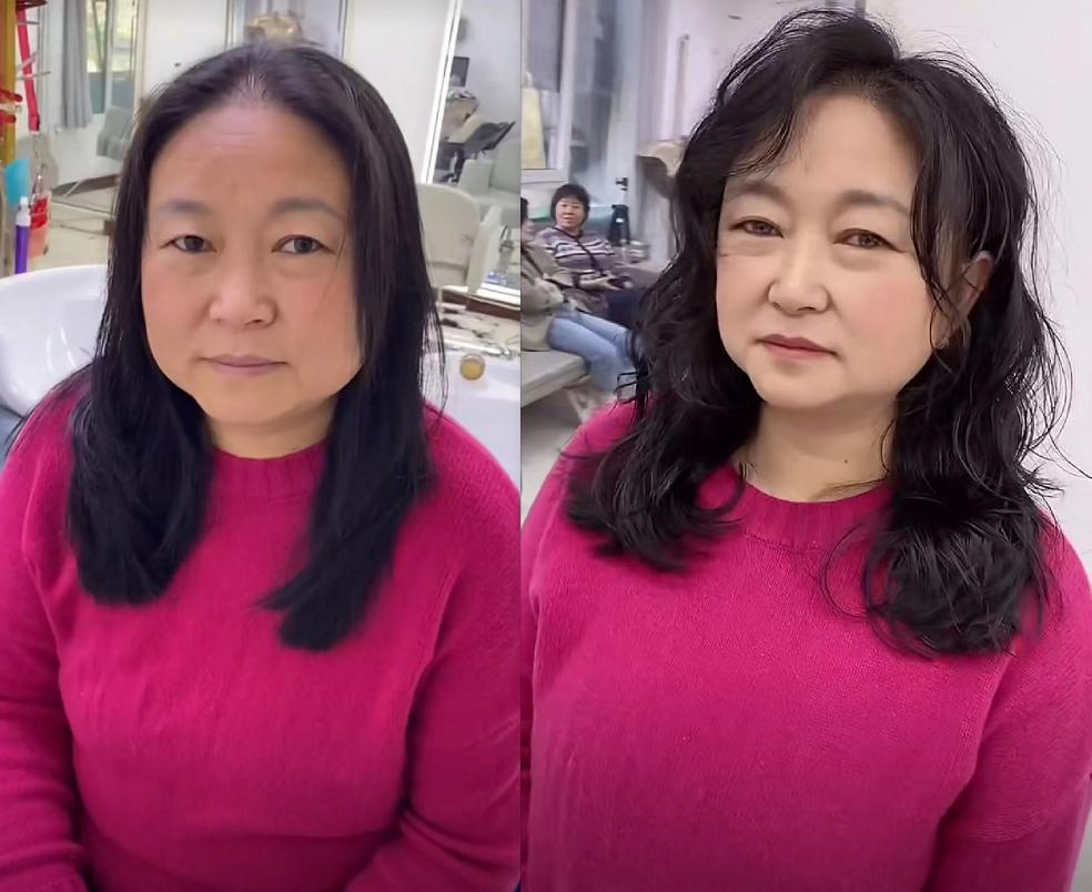 女人在适当的年龄可以尝试短发,上了年纪适合的短发