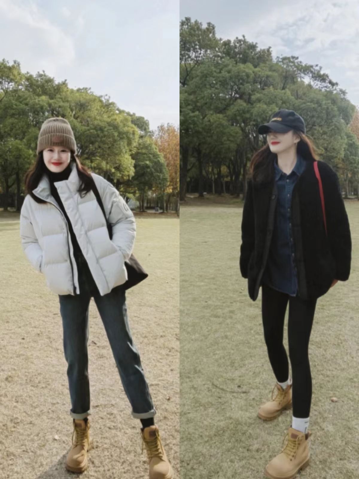 冬天雪地靴换长靴,冬季更适合老爹鞋还是雪地靴