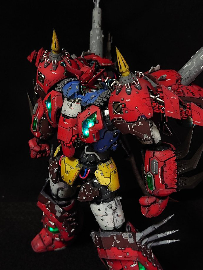 盖塔可动模型,真盖塔龙