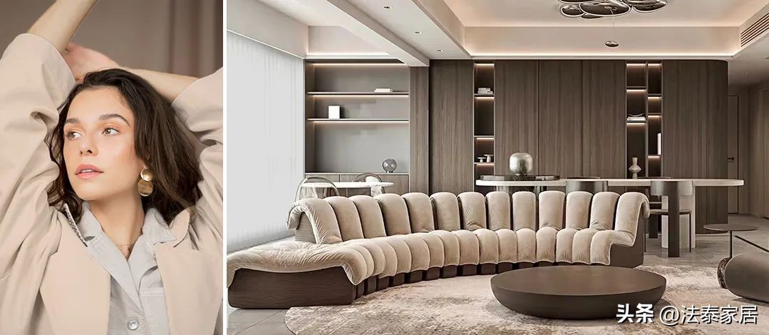 客厅墙柜与展示柜一体化,门墙柜一体化解决方案