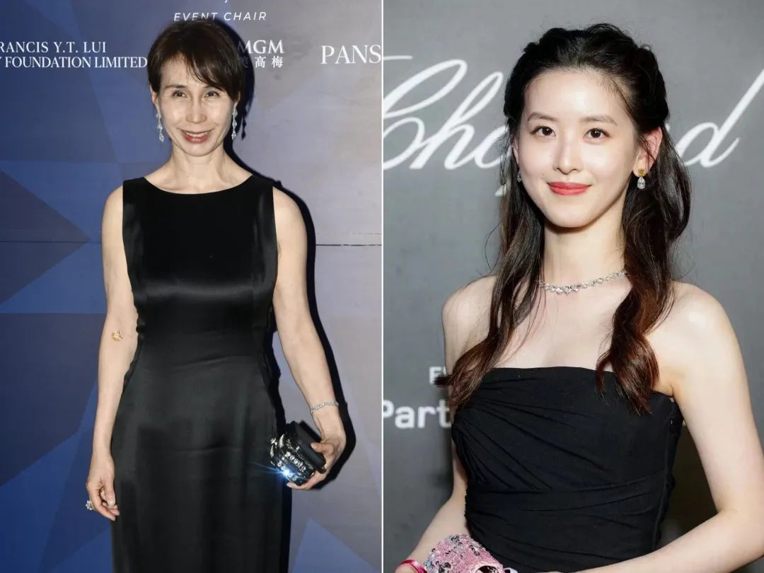 郭晶晶巩俐与明星合影,郭晶晶张曼玉合影