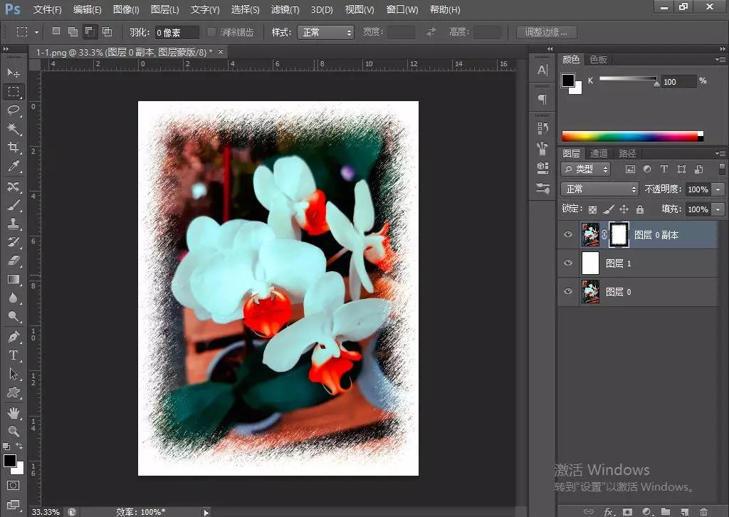 ps边框阴影效果怎么弄,ps怎么画空心矩形边框