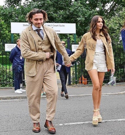 贝克汉姆家族成员近照,贝克汉姆21岁大儿子成豪门女婿